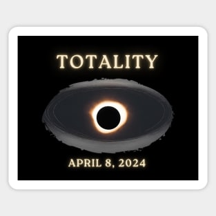 Totality April 4, 2024 Solar Eclipse Sticker